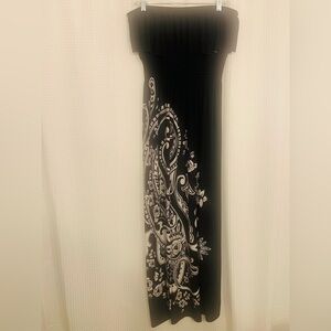 White House Black Market Black Maxi Dress